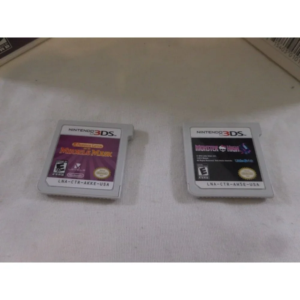 Professor Layton and the Miracle Mask (Nintendo 3DS, 2012) Complete + Monster Hi